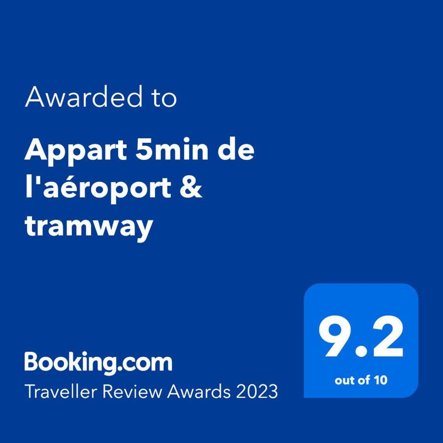 Appart 5Min De L'Aeroport & Tramway 세일 외부 사진